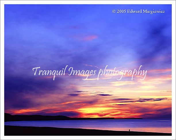 450127---Beach walker on the shores of Lake Superior, Grand Marias